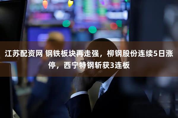 江苏配资网 钢铁板块再走强，柳钢股份连续5日涨停，西宁特钢斩获3连板