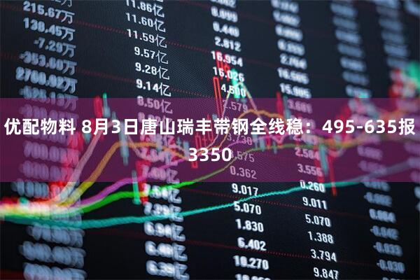 优配物料 8月3日唐山瑞丰带钢全线稳：495-635报3350